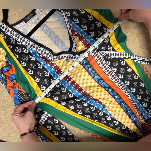 Maxi Wrap Dress size L - Picture 8 of 8